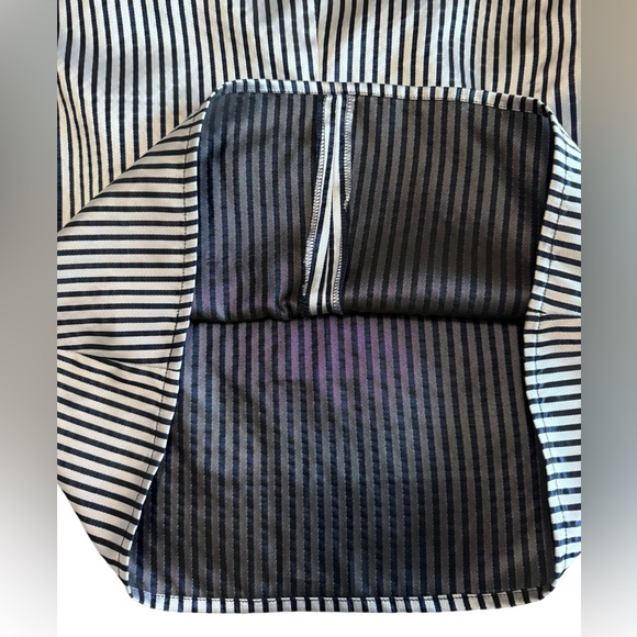 Banana Republic Striped Sleeveless Blouse Bow Detail White and Blue Tank Sz XS - Picture 8 of 15